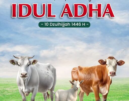 “Selamat Hari Raya Idul Adha 1446 H.”